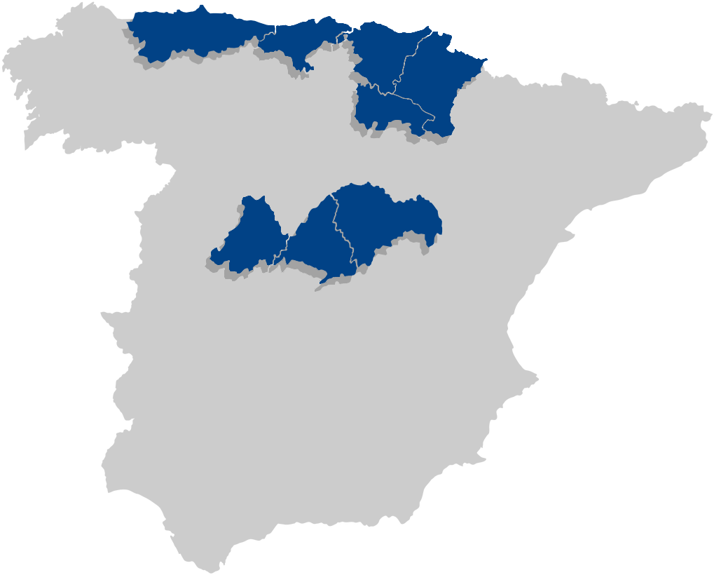 UVESCO Taldeko supermerkatuen mapa