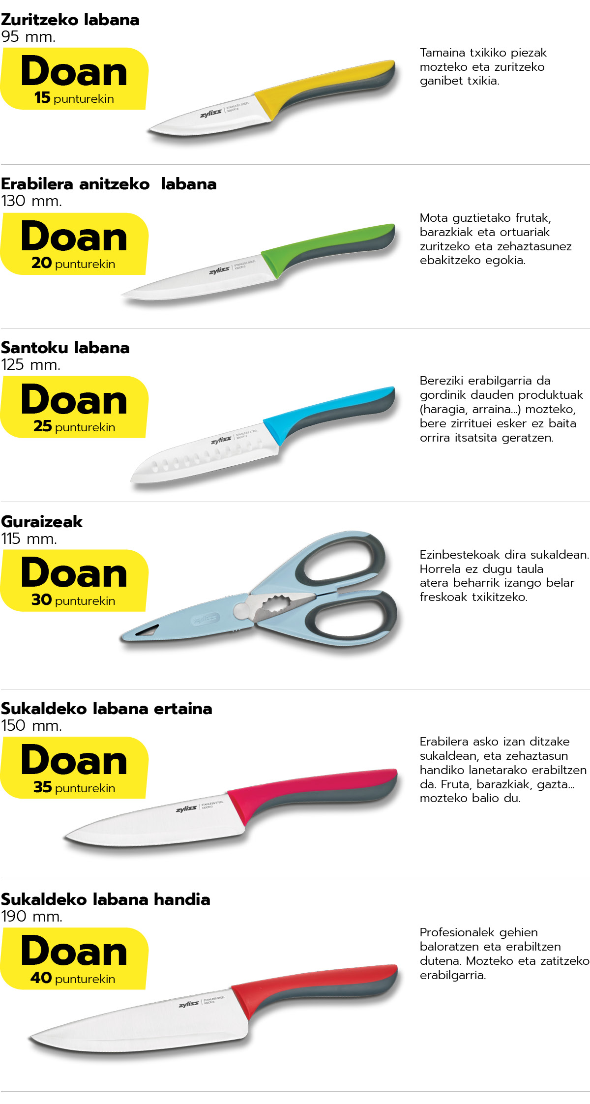 cuchillos