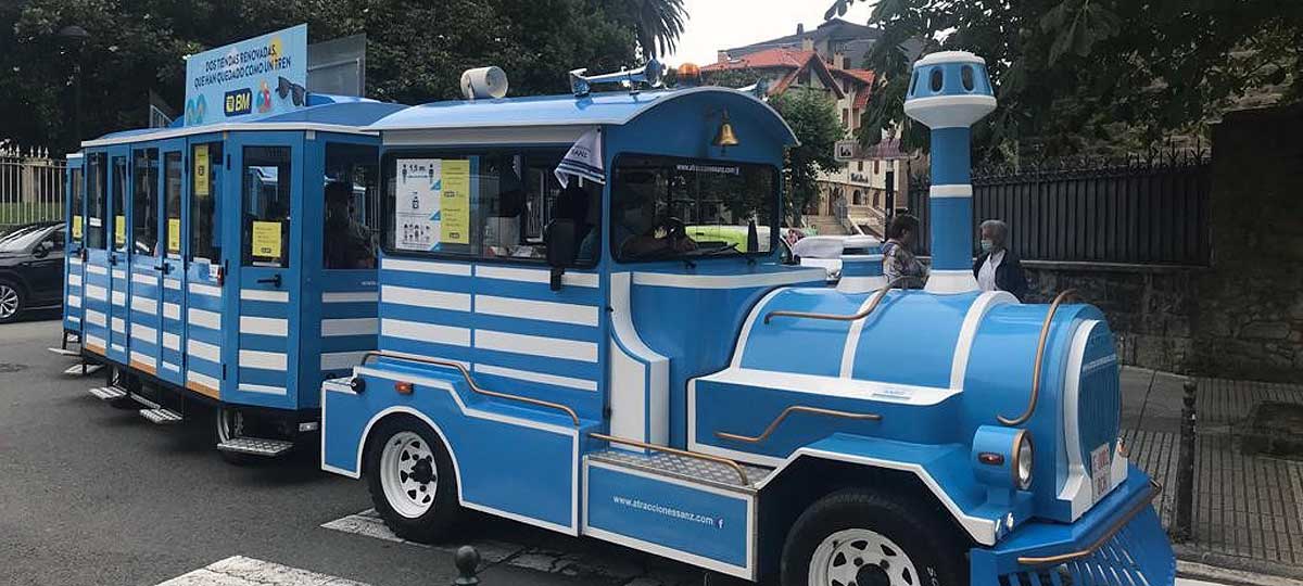 Un tren turÃ­stico con fines benÃ©ficos recorrerÃ¡ Zarautz durante el verano