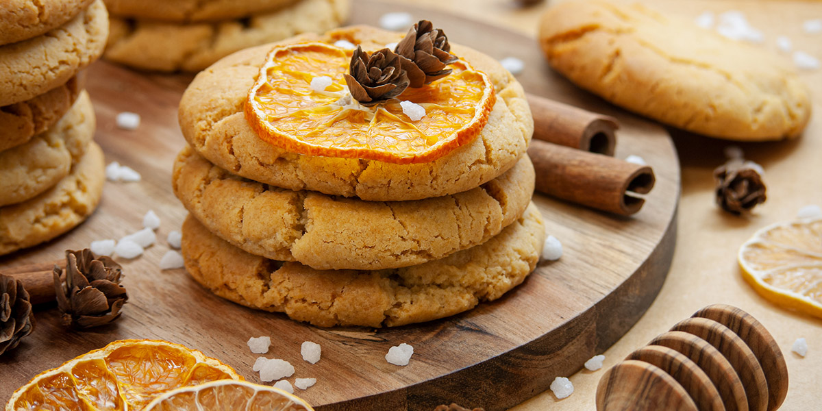 Galletas de naranja y canela