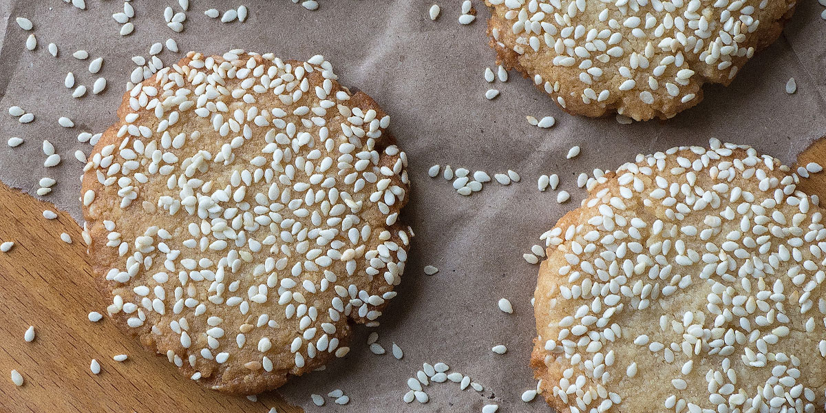 Galletas veganas de tahini