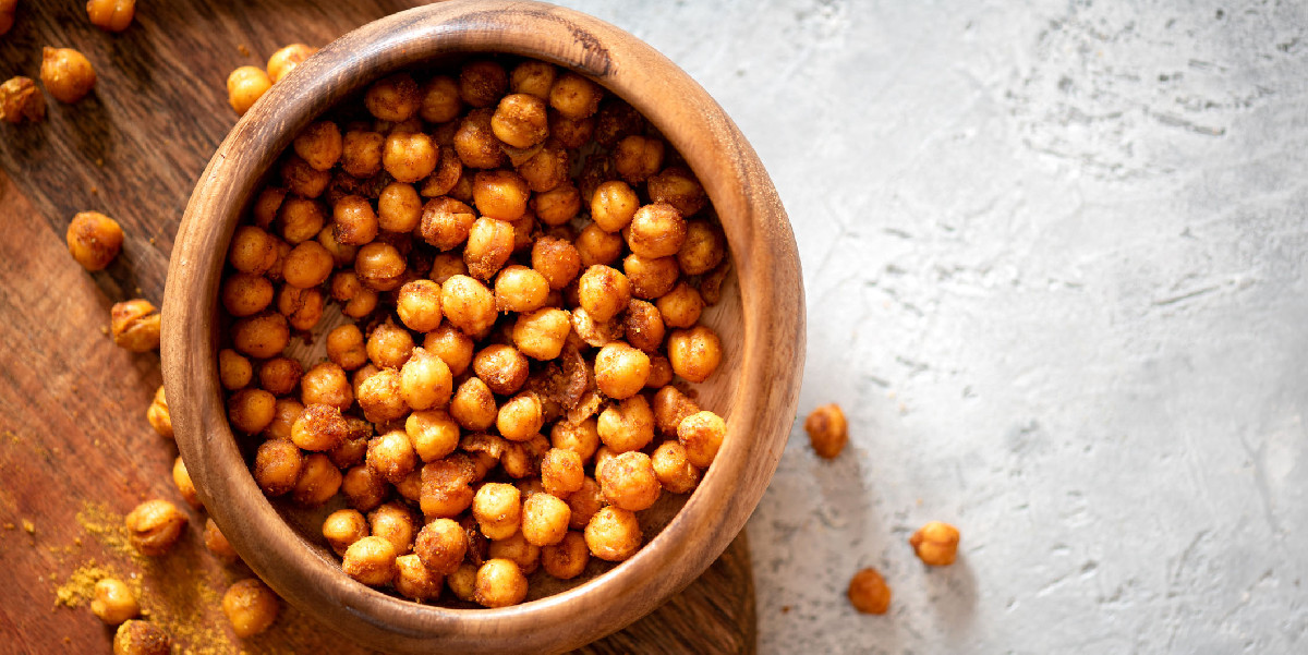 Garbanzos especiados al horno