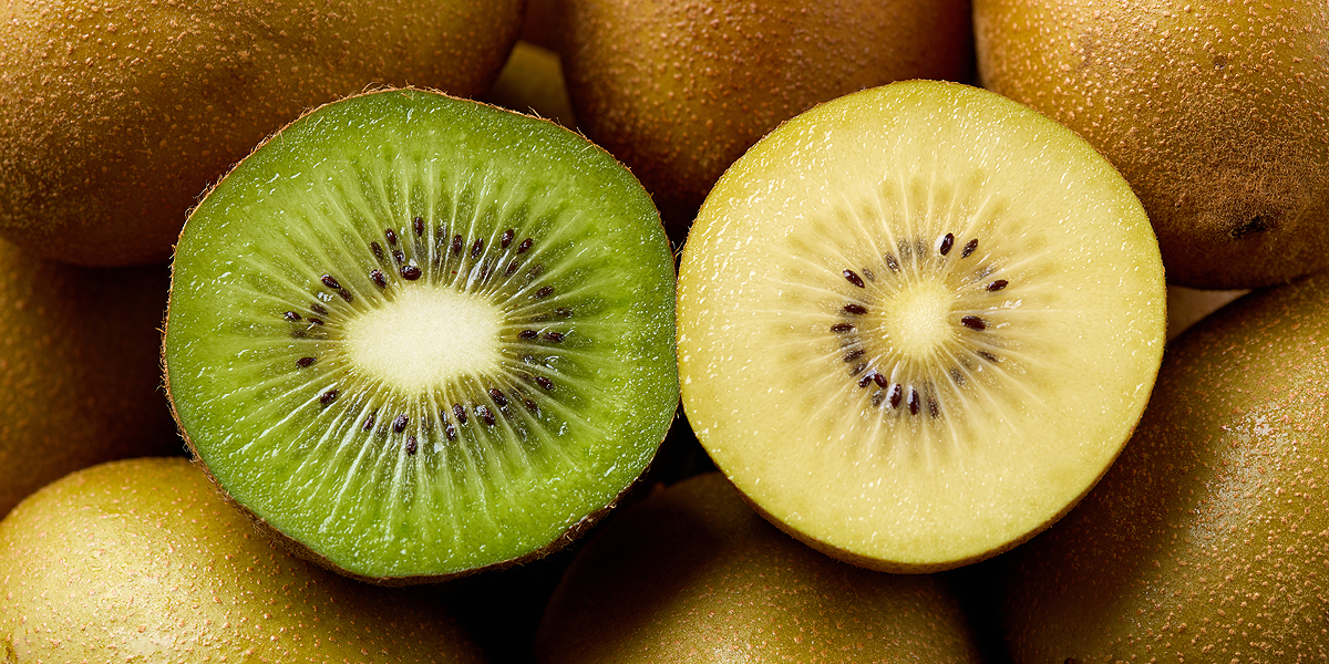 Kiwi en dos versiones: diferencias entre el verde y el amarillo
