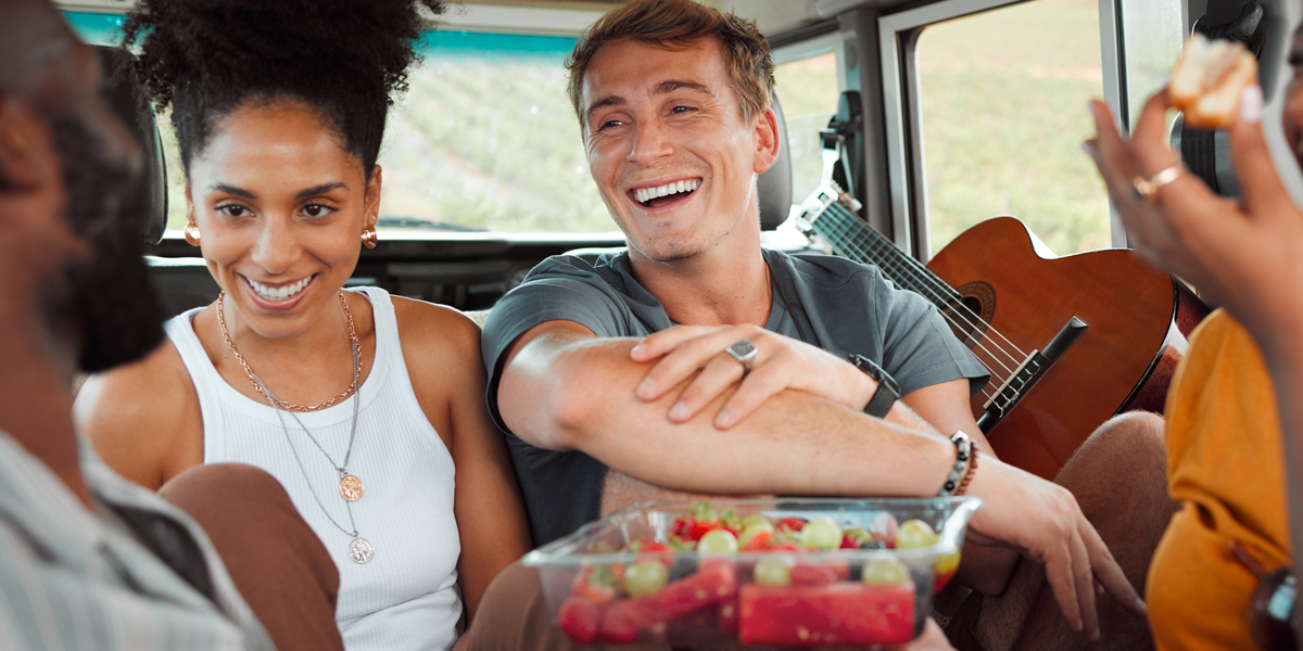 Viajar en coche: snacks saludables para aligerar tu ruta