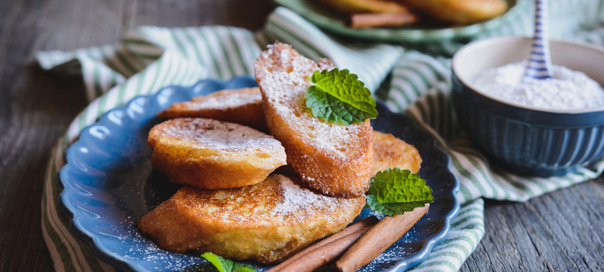 Torrijas, rosquillas, buñuelos... ¿es posible hacerlos más sanos?