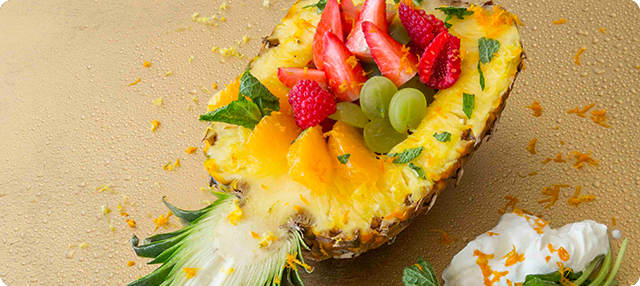 CÃ³ctel de piÃ±a de postre