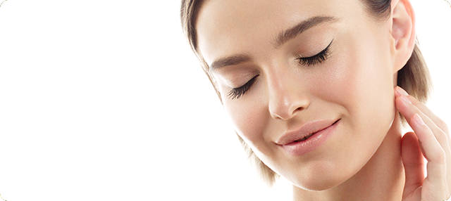 Rostro mujer. Cuidados en la piel