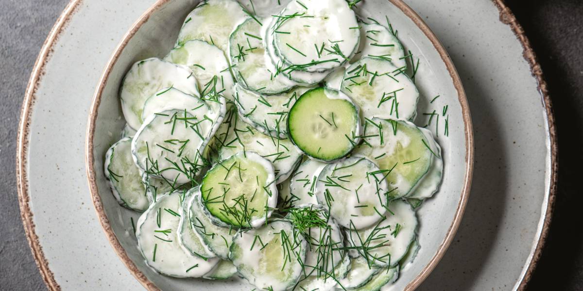 Luzoker eta jogurt entsalada