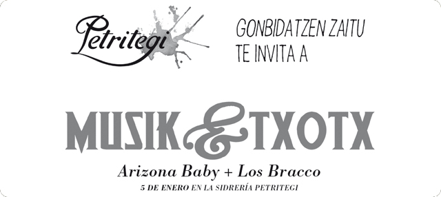 Sorteo de entradas para el festival Musik&Txotx en Petritegi