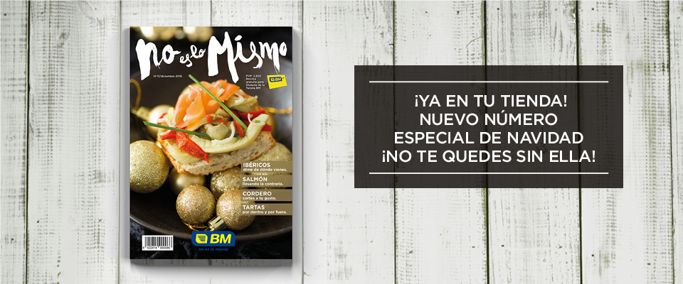 Portada especial Navidad revista BM Supemercados