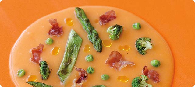 Verduras salteadas con calabaza